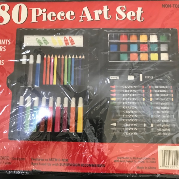 80 Piece Art  Set , NWT. - Picture 3 of 5
